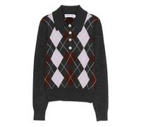 Self Portrait, Femme, Pulls, Multicolore, Taille: 36 FR Argyle Lightweight Jumper