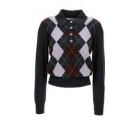 Self Portrait, Femme, Pulls, Multicolore, Taille: 38 FR Maille ras du cou