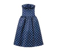 Self Portrait, Femme, Robes, Bleu, Taille: 36 FR Robe Midi en Satin à Pois