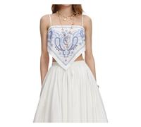 Self Portrait, Femme, Tops, Multicolore, Taille: 36 FR Tie-back Asymmetric Sleeveless Top