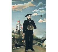 Self Portrait, From Lile Saint-Louis By Henri Rousseau Journal