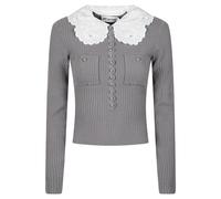 Self Portrait - Hauts Manches Longues - Femme - Tops - Gris - Taille: 42 FR
