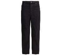Self-Portrait jean femme noir Barrel Leg en denim stretch - 28