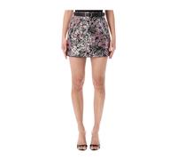 Self Portrait - Jupe courte à sequins floraux - Femme - Jupes - Multicolore - Taille: 36 FR