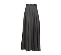 Self Portrait - Jupe Maxi Plissée - Femme - Jupes - Gris - Taille: 38 FR