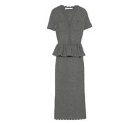 Self Portrait - Knitted Dress - Femme - Robes - Gris - Taille: 36 FR