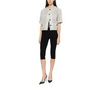Self Portrait - Leggings Capri en maille - Femme - Pantalons - Noir - Taille: 40 FR