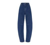 Self Portrait - Loose-fit Jeans - Femme - Jeans - Bleu - Taille: W27
