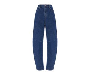 Self Portrait - Loose-fit Jeans - Femme - Jeans - Bleu - Taille: W27