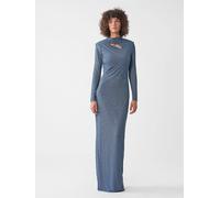 SELF-PORTRAIT Maxi-robe bleu | 38