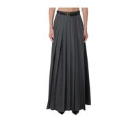 Self Portrait - Jupe Maxi Plissée - Femme - Jupes - Gris - Taille: 38 FR