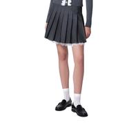 Self Portrait - Mini-jupe plissée - Femme - Jupes - Gris - Taille: 36 FR