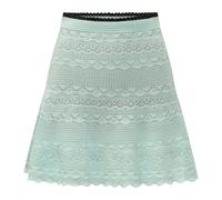 Self Portrait - Mini-jupe Pointelle - Femme - Jupes - Vert - Taille: 38 FR
