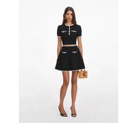 Self Portrait - Mini-jupe tricotée - Femme - Jupes - Noir - Taille: 40 FR