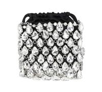 Self Portrait - Mini sac Crystal Chainmail - Femme - Sacs - Noir - Taille: ONE Size