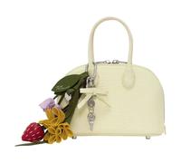 Self Portrait - Mini sac en cuir embossé - Femme - Sacs - Jaune - Taille: ONE Size