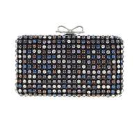 Self Portrait - Multi Crystal Chainmail Satin-Effect Clutch - Femme - Sacs - Multicolore - Taille: ONE Size