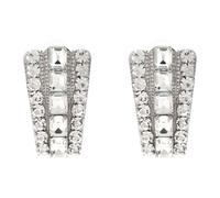 Self Portrait - Multi Crystal Earrings - Femme - Accessoires - Gris - Taille: ONE Size