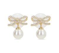 Self-portrait boucles d oreilles femme or en laiton - UNI