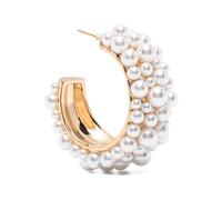 Self Portrait - Pf26-610E-Gd Earrings - Femme - Accessoires - Jaune - Taille: ONE Size