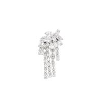 Self Portrait - Pf26 Knot Earrings - Femme - Accessoires - Blanc - Taille: ONE Size