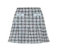 Self Portrait - Plaid Mini Skirt - Femme - Jupes - Bleu - Taille: 42 FR