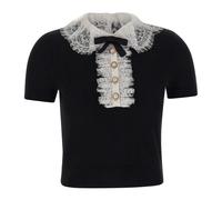 Self Portrait - Polo Chemises - Femme - Tops - Noir - Taille: 38 FR