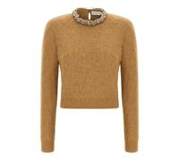 Self Portrait - Pull col rond - Femme - Pulls - Brun - Taille: 36 FR