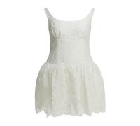 Self Portrait - Robe Courte en Dentelle - Femme - Robes - Blanc - Taille: 36 FR