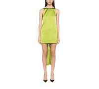 Self Portrait - Robe Courte Satin - Femme - Robes - Vert - Taille: 34 FR
