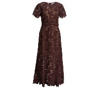 SELF-PORTRAIT robe en dentelle femme bordeaux - 08