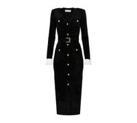 Self Portrait - Robe en maille - Femme - Robes - Noir - Taille: 36 FR