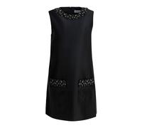 Self Portrait, Femme, Robes, Noir, Taille: 36 FR Robe en Taffetas Ornée de Pierres