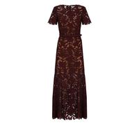 Self Portrait - Robe Mi-longue en Dentelle - Femme - Robes - Brun - Taille: 34 FR