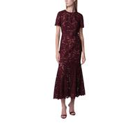 Self Portrait - Robe Mi-longue en Dentelle - Femme - Robes - Violet - Taille: 38 FR