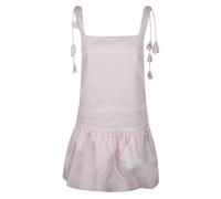 Self Portrait - Robe Mini en Taffetas à Fleurs - Femme - Robes - Rose - Taille: 34 FR