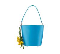 Self Portrait - Sac seau en satin - Femme - Sacs - Bleu - Taille: ONE Size