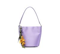 Self Portrait - Sac seau en satin - Femme - Sacs - Violet - Taille: ONE Size