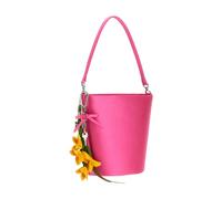 Self Portrait - Satin Bucket Bag - Femme - Sacs - Rose - Taille: ONE Size