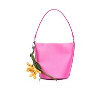 Self Portrait - Satin Bucket Bag - Femme - Sacs - Rose - Taille: ONE Size