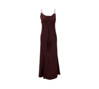 Self Portrait - Satin Flower Midi Dress - Femme - Robes - Rouge - Taille: 36 FR