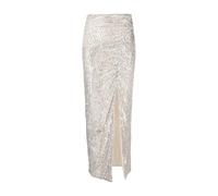 Self Portrait - Sequin Maxi Skirt - Femme - Jupes - Gris - Taille: 38 FR