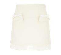 Self Portrait - Short Skirts - Femme - Jupes - Beige - Taille: 38 FR