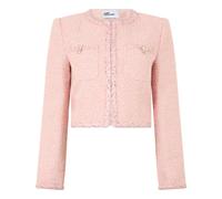 Self Portrait - Veste Boucle - Femme - Vestes - Rose - Taille: 38 FR