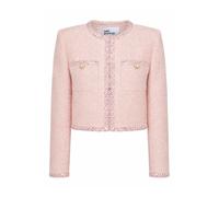 Self Portrait - Veste Boucle - Femme - Vestes - Rose - Taille: 38 FR