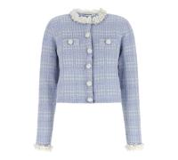 Self Portrait - Veste courte - Femme - Vestes - Bleu - Taille: 40 FR