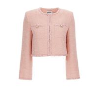 Self Portrait - Veste Boucle - Femme - Vestes - Rose - Taille: 38 FR