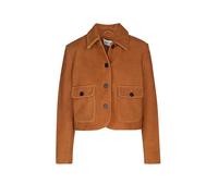 SELF-PORTRAIT Veste en cuir marron | 36