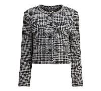 Self-Portrait Veste femme gris en polyester coupe standard - 10