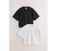 self soi-même. Lot de 2 t-shirts Noir XS (FR 36)